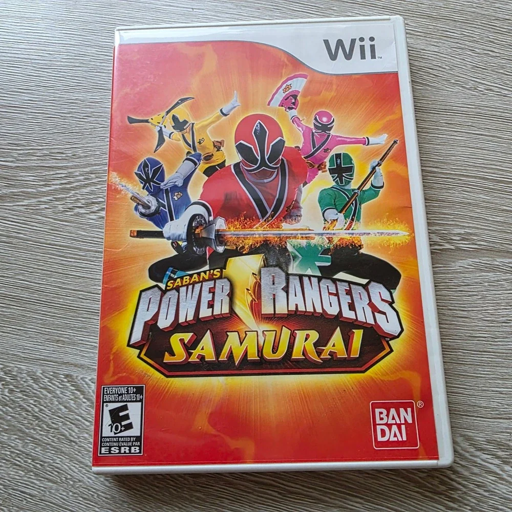 Saban's Power Rangers Samurai‎ Video Game for Nintendo Wii Complete